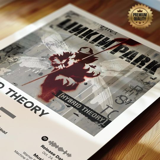 Hybrid Theory - Linkin Park - Premium Semi-Gloss Poster - Unframed