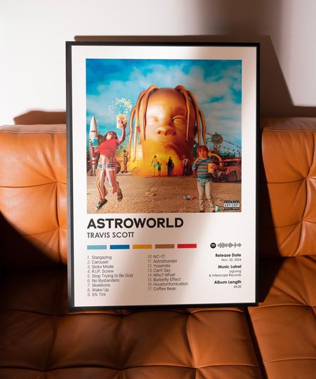 Astroworld - Travis - Premium Semi-Gloss Poster - Unframed