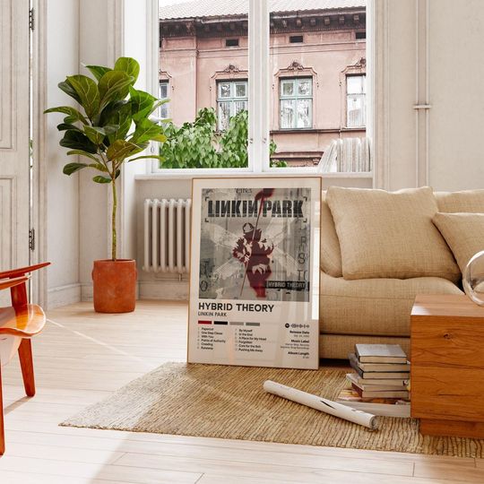 Hybrid Theory - Linkin Park - Premium Semi-Gloss Poster - Unframed