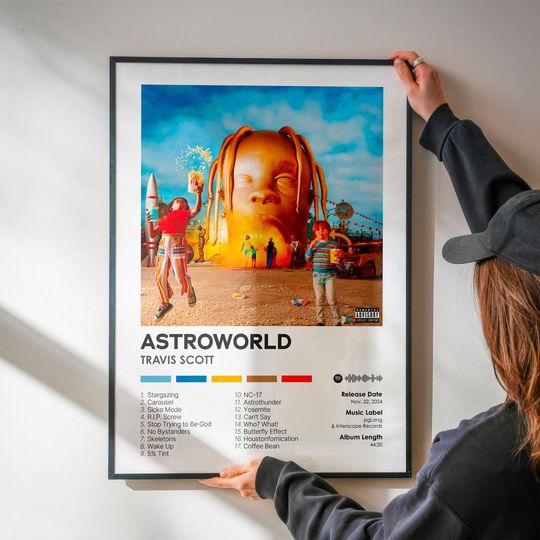 Astroworld - Travis - Premium Semi-Gloss Poster - Unframed