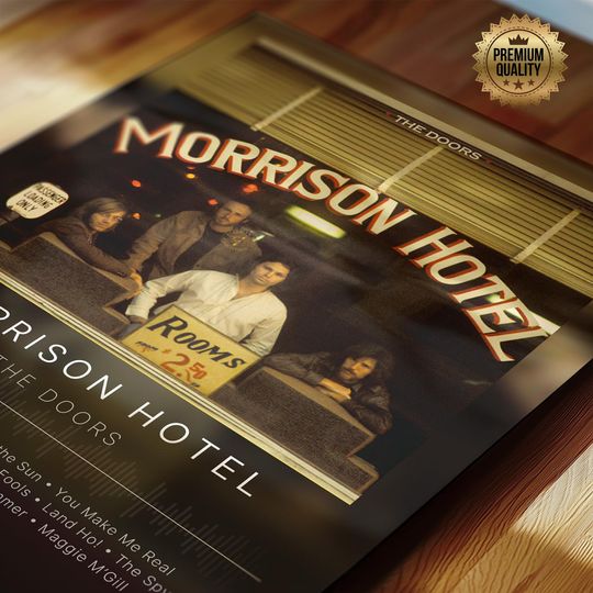 Morrison Hotel - The Doors - Premium Semi-Gloss Poster - Unframed