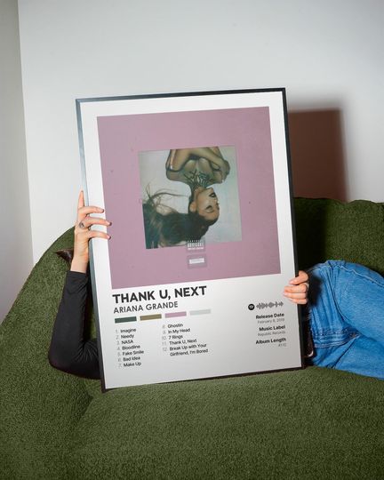Thank U, Next - Ariana - Premium Semi-Gloss Poster - Unframed