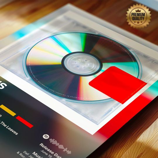 Yeezus - Kanye West - Premium Semi-Gloss Poster - Unframed