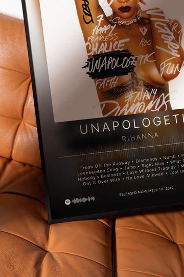Unapologetic - Rihanna - Premium Semi-Gloss Poster - Unframed