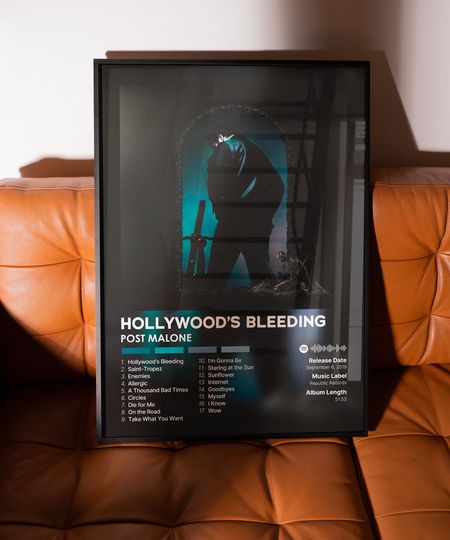 Hollywood's Bleeding - Post Malone - Premium poster - Unframed