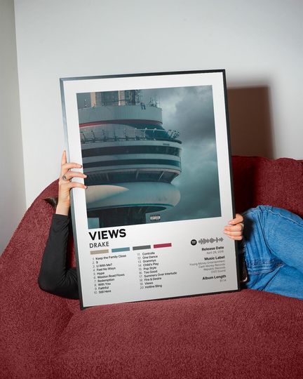 Views - Drake - Premium Semi-Gloss Poster - Unframed