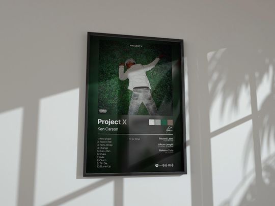 Project X Ken Carson Music Poster, Music Gift for Fans