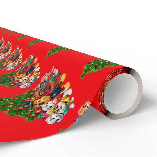 Paw Patrol Holiday Wrapping Paper