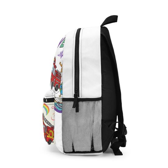 School Bus & Firetruck Backpack