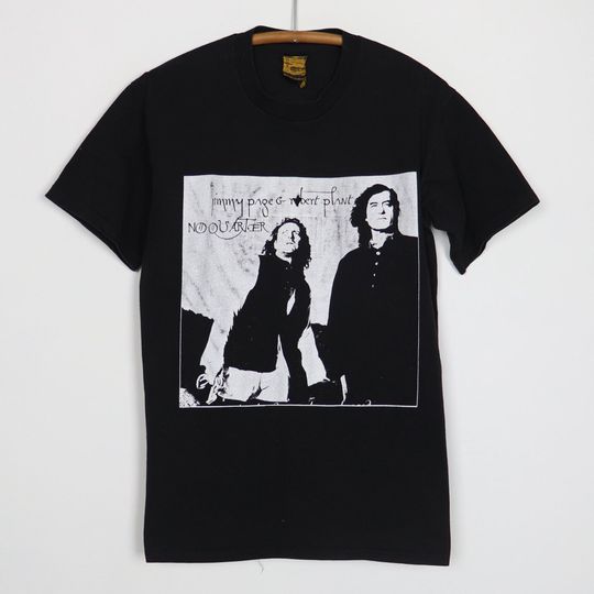 vintage 1995 Jimmy Page Robert Plant No Quarter Tour Shirt