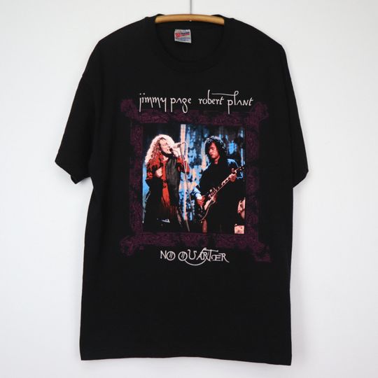 vintage 1995 Jimmy Page Robert Plant No Quarter World Tour Shirt