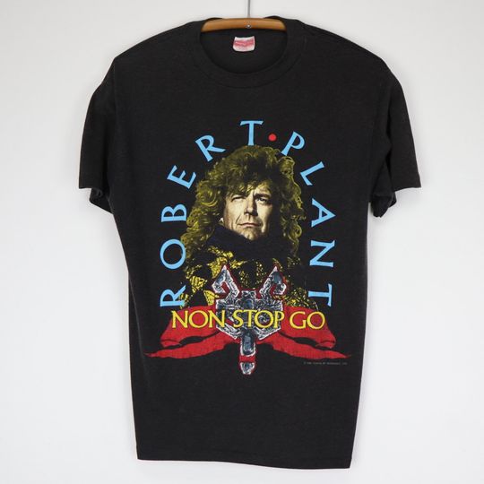 vintage 1988 Robert Plant Non Stop Go Tour Shirt