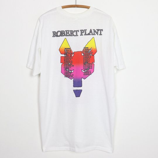 vintage 1990 Robert Plant Manic Nirvana Tour Shirt