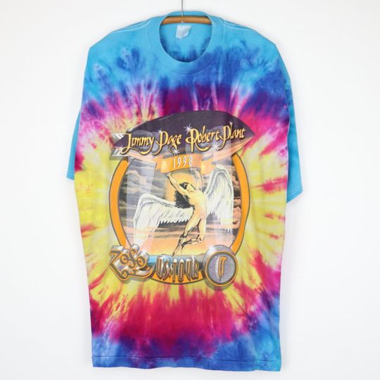 vintage 1998 Jimmy Page Robert Plant US Tour Shirt