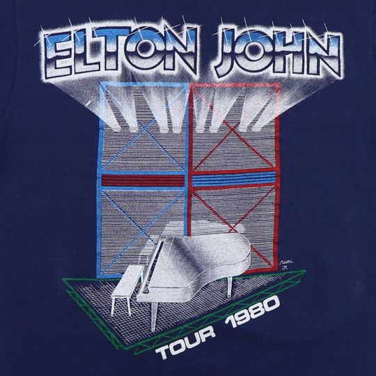 vintage 1980 Elton John Tour Shirt