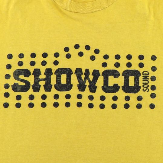vintage 1974 Eric Clapton Showco Tour Staff Crew Shirt