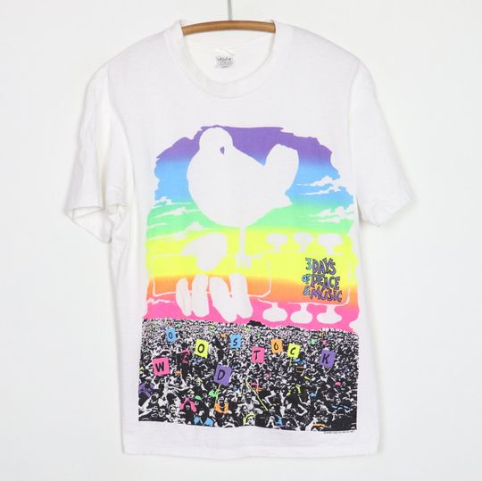 vintage 1989 Woodstock 20th Anniversary Shirt