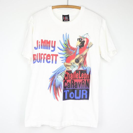 vintage 1994 Jimmy Buffett Chameleon Caravan Tour Shirt