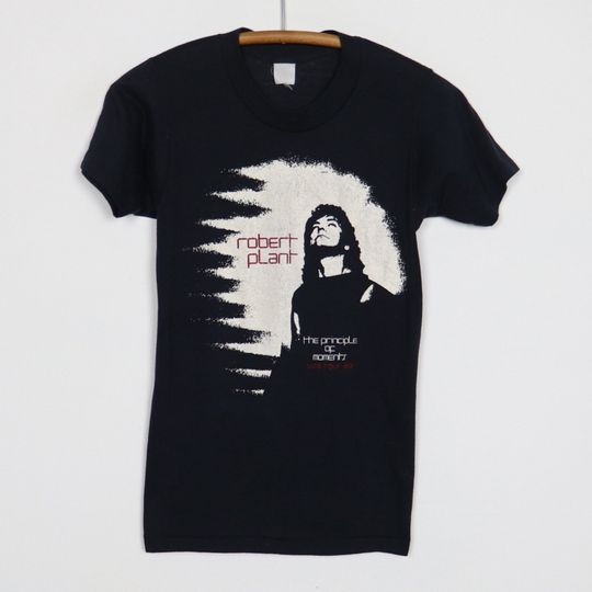 vintage 1983 Robert Plant The Principle Of Moments USA Tour Shirt