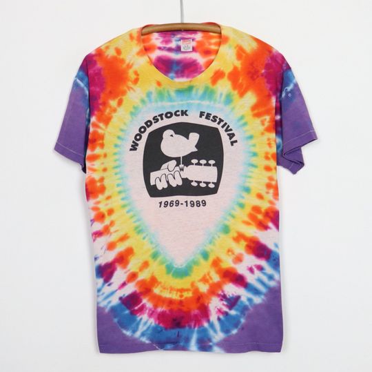 vintage 1989 Woodstock 20th Anniversary Shirt