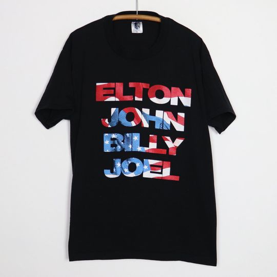 vintage 1994 Elton John Billy Joel Face To Face Tour Shirt