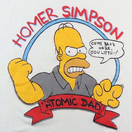 vintage 1990s Homer Simpson The Simpsons Shirt
