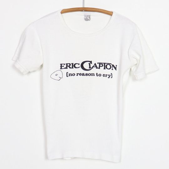 vintage 1976 Eric Clapton No Reason To Cry Shirt