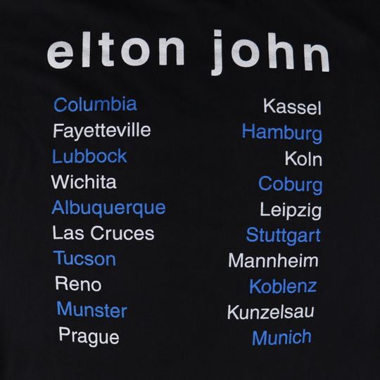 vintage 1997 Elton John Tour Shirt