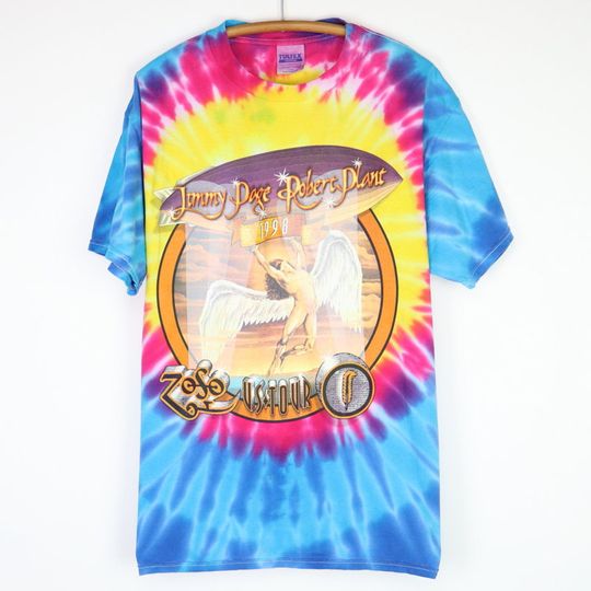 vintage 1998 Jimmy Page Robert Plant Tour Shirt