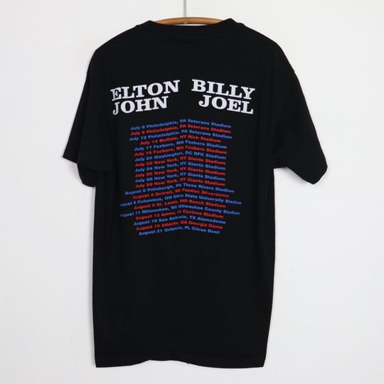 vintage 1994 Elton John Billy Joel Face To Face Tour Shirt