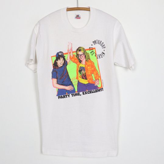 vintage 1991 Wayne's World Saturday Night Live Shirt