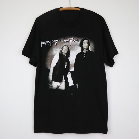 vintage 1995 Jimmy Page and Robert Plant No Quarter Shirt