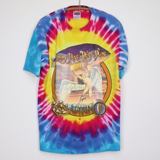 vintage 1998 Jimmy Page Robert Plant Tour Shirt