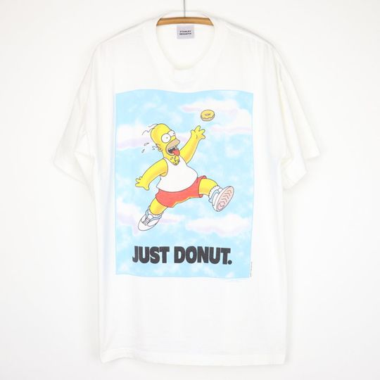 vintage 1996 Homer Simpson Just Donut Shirt