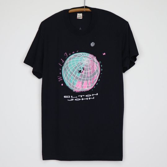 vintage 1989 Elton John World Tour Shirt
