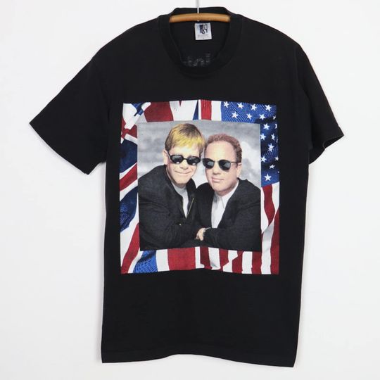 vintage 1994 Elton John Billy Joel Face To Face Tour Shirt