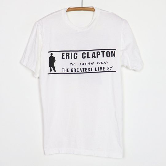 vintage 1987 Eric Clapton Japan Tour Shirt