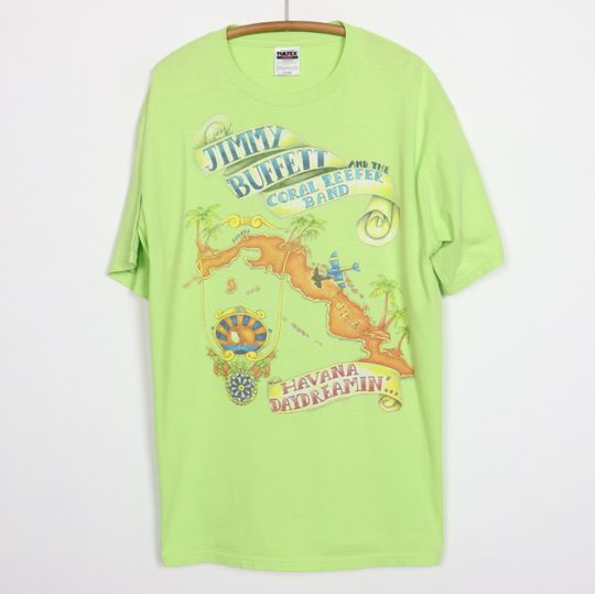 vintage 1997 Jimmy Buffett Havana Daydreamin' Tour Shirt