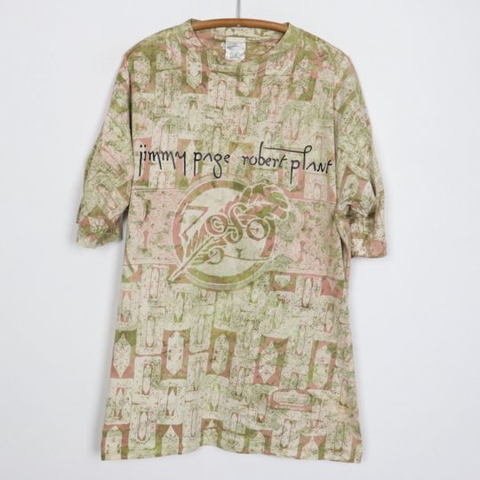 vintage 1995 Jimmy Page Robert Plant Zoso  Shirt