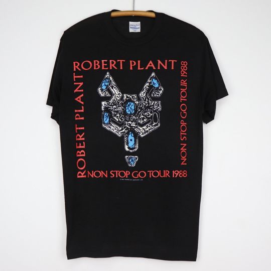 vintage 1988 Robert Plant Non Stop Go World Tour Shirt
