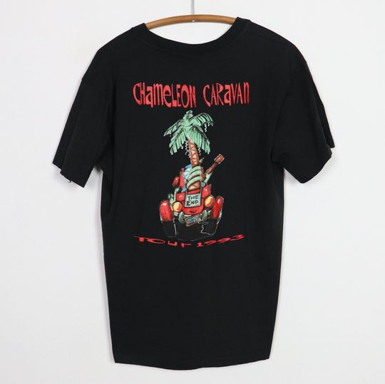 vintage 1993 Jimmy Buffett Chameleon Caravan Crew Tour Shirt