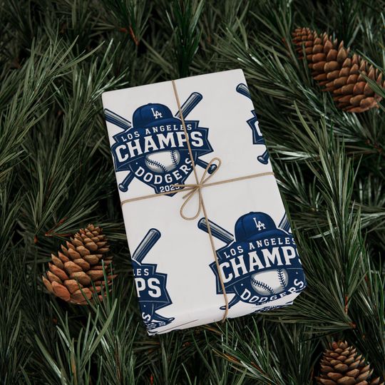 Los Angeles Dodgers 2025 Champs Wrapping Paper
