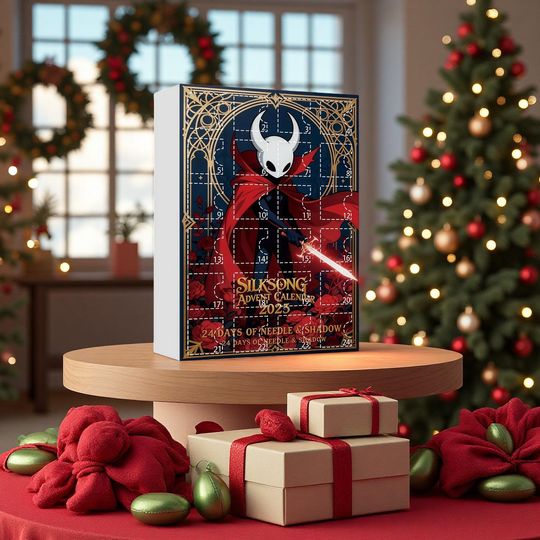 Hollow Knight Acrylic Advent Calendar 2025 Christmas Countdown Decor Blind Box