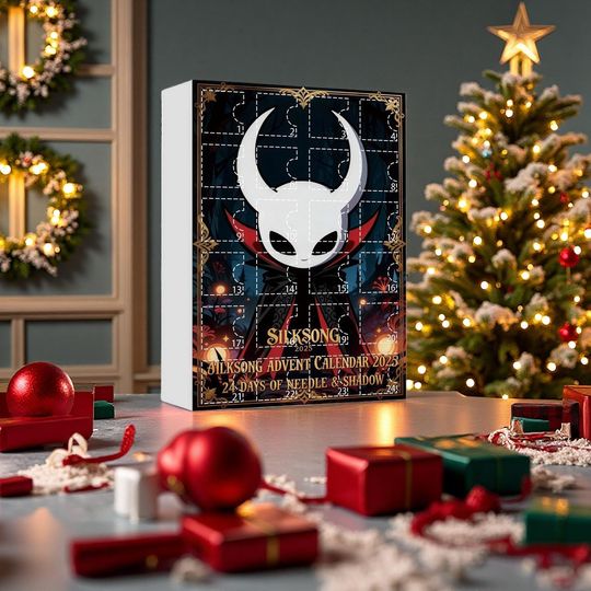 Hollow Knight Acrylic Advent Calendar 2025 Christmas Countdown Calendar Decor Gift