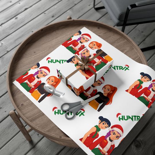 Kpop Demon Huntrix Christmas Gift Wrap Papers
