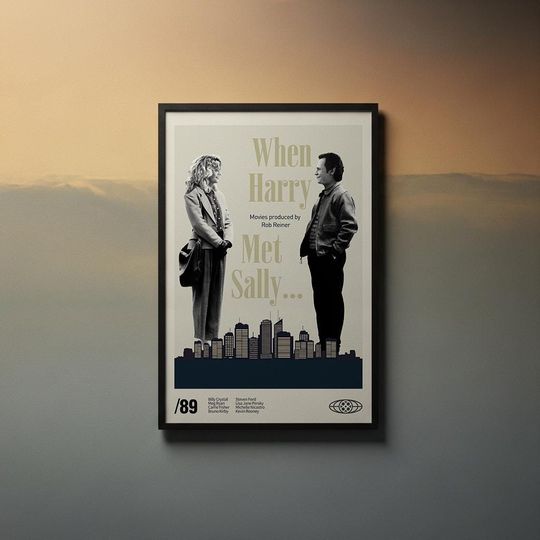 Movie Poster-When Harry Met Sally Cover Poster