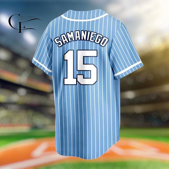 Custom Pinstripe Baseball Jersey, Personalized Team Name & Number, Baseball Couple Gift