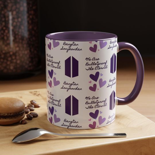 BTS Army Tribute Accent Coffee Mug