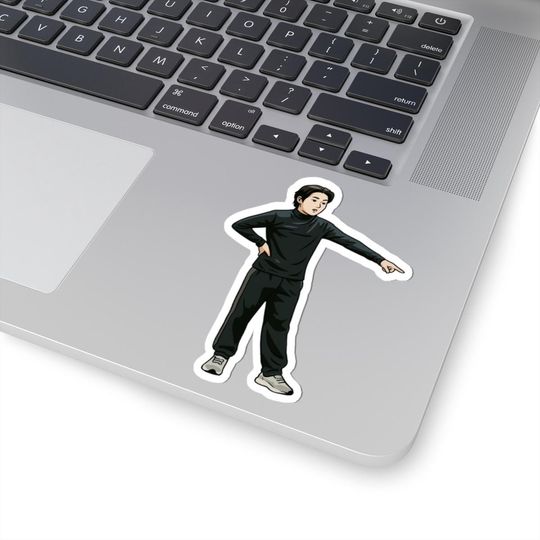 BTS Suga Pointing Die-Cut Sticker