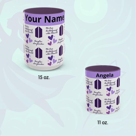 BTS Army Tribute Accent Coffee Mug